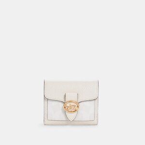 ✨ Coach Georgie Small WalleGeorgie Small Wallet In Signature Canvas (Rare Color)